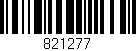 Código de barras (EAN, GTIN, SKU, ISBN): '821277'