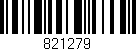 Código de barras (EAN, GTIN, SKU, ISBN): '821279'