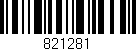 Código de barras (EAN, GTIN, SKU, ISBN): '821281'