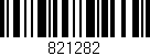Código de barras (EAN, GTIN, SKU, ISBN): '821282'