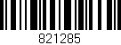 Código de barras (EAN, GTIN, SKU, ISBN): '821285'