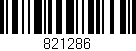 Código de barras (EAN, GTIN, SKU, ISBN): '821286'