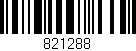 Código de barras (EAN, GTIN, SKU, ISBN): '821288'