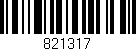 Código de barras (EAN, GTIN, SKU, ISBN): '821317'
