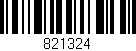 Código de barras (EAN, GTIN, SKU, ISBN): '821324'