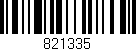 Código de barras (EAN, GTIN, SKU, ISBN): '821335'