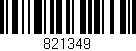 Código de barras (EAN, GTIN, SKU, ISBN): '821349'