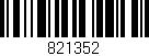 Código de barras (EAN, GTIN, SKU, ISBN): '821352'
