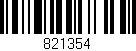 Código de barras (EAN, GTIN, SKU, ISBN): '821354'
