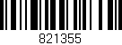 Código de barras (EAN, GTIN, SKU, ISBN): '821355'