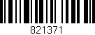 Código de barras (EAN, GTIN, SKU, ISBN): '821371'