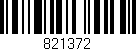 Código de barras (EAN, GTIN, SKU, ISBN): '821372'