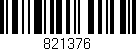 Código de barras (EAN, GTIN, SKU, ISBN): '821376'