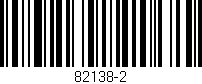 Código de barras (EAN, GTIN, SKU, ISBN): '82138-2'