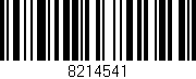 Código de barras (EAN, GTIN, SKU, ISBN): '8214541'