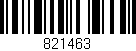 Código de barras (EAN, GTIN, SKU, ISBN): '821463'