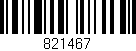 Código de barras (EAN, GTIN, SKU, ISBN): '821467'