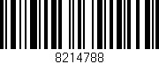Código de barras (EAN, GTIN, SKU, ISBN): '8214788'