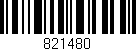 Código de barras (EAN, GTIN, SKU, ISBN): '821480'
