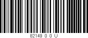 Código de barras (EAN, GTIN, SKU, ISBN): '82149_0_0_U'