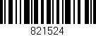Código de barras (EAN, GTIN, SKU, ISBN): '821524'