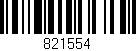 Código de barras (EAN, GTIN, SKU, ISBN): '821554'