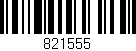 Código de barras (EAN, GTIN, SKU, ISBN): '821555'