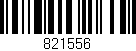 Código de barras (EAN, GTIN, SKU, ISBN): '821556'