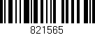 Código de barras (EAN, GTIN, SKU, ISBN): '821565'