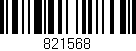 Código de barras (EAN, GTIN, SKU, ISBN): '821568'