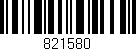 Código de barras (EAN, GTIN, SKU, ISBN): '821580'