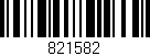 Código de barras (EAN, GTIN, SKU, ISBN): '821582'