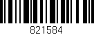 Código de barras (EAN, GTIN, SKU, ISBN): '821584'