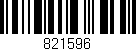 Código de barras (EAN, GTIN, SKU, ISBN): '821596'
