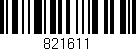 Código de barras (EAN, GTIN, SKU, ISBN): '821611'