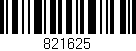 Código de barras (EAN, GTIN, SKU, ISBN): '821625'