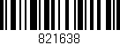 Código de barras (EAN, GTIN, SKU, ISBN): '821638'