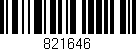 Código de barras (EAN, GTIN, SKU, ISBN): '821646'