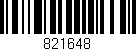 Código de barras (EAN, GTIN, SKU, ISBN): '821648'
