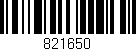 Código de barras (EAN, GTIN, SKU, ISBN): '821650'