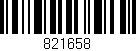 Código de barras (EAN, GTIN, SKU, ISBN): '821658'