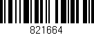 Código de barras (EAN, GTIN, SKU, ISBN): '821664'