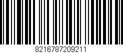 Código de barras (EAN, GTIN, SKU, ISBN): '8216787209211'