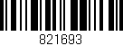 Código de barras (EAN, GTIN, SKU, ISBN): '821693'