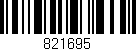 Código de barras (EAN, GTIN, SKU, ISBN): '821695'
