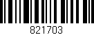 Código de barras (EAN, GTIN, SKU, ISBN): '821703'