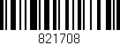 Código de barras (EAN, GTIN, SKU, ISBN): '821708'