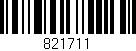 Código de barras (EAN, GTIN, SKU, ISBN): '821711'