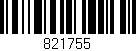 Código de barras (EAN, GTIN, SKU, ISBN): '821755'