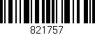 Código de barras (EAN, GTIN, SKU, ISBN): '821757'